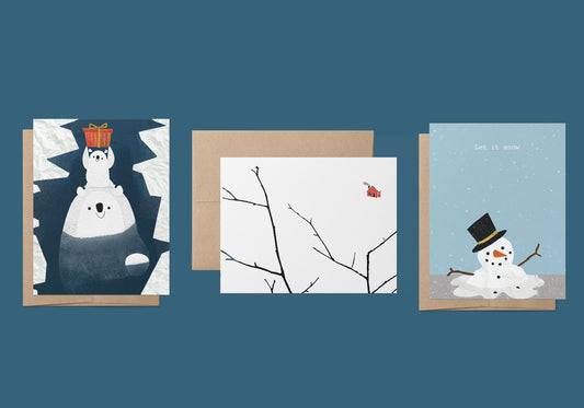Sincerely, Rob Winter Holiday card bundle (3-pack)