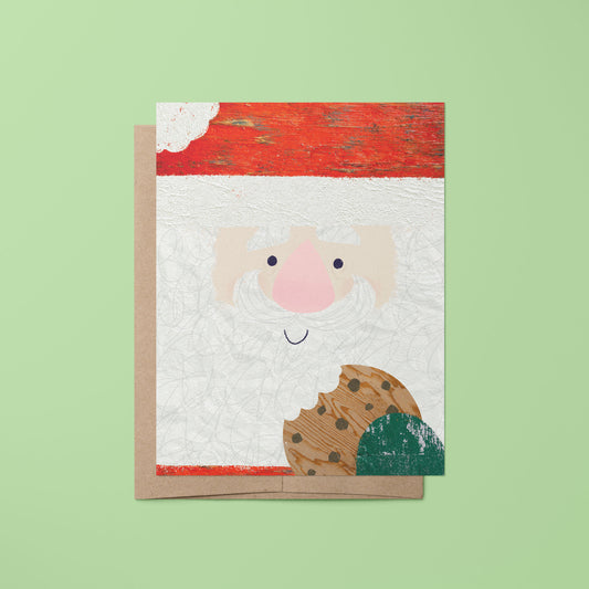 "Santa, the cookie bandit." Greeting Card
