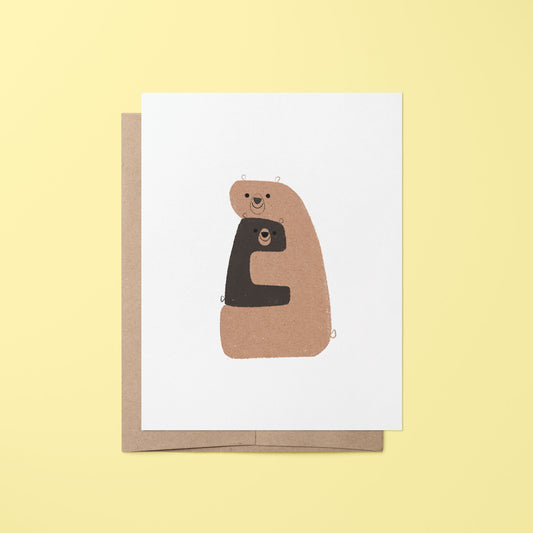 "Bear Hug" Greeting Card