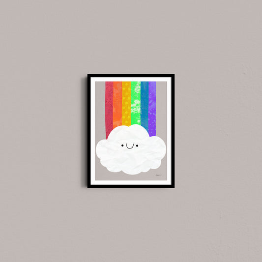 Happy Rainbow Print
